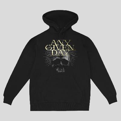 Any Given Day New Skull Hoodie Schwarz