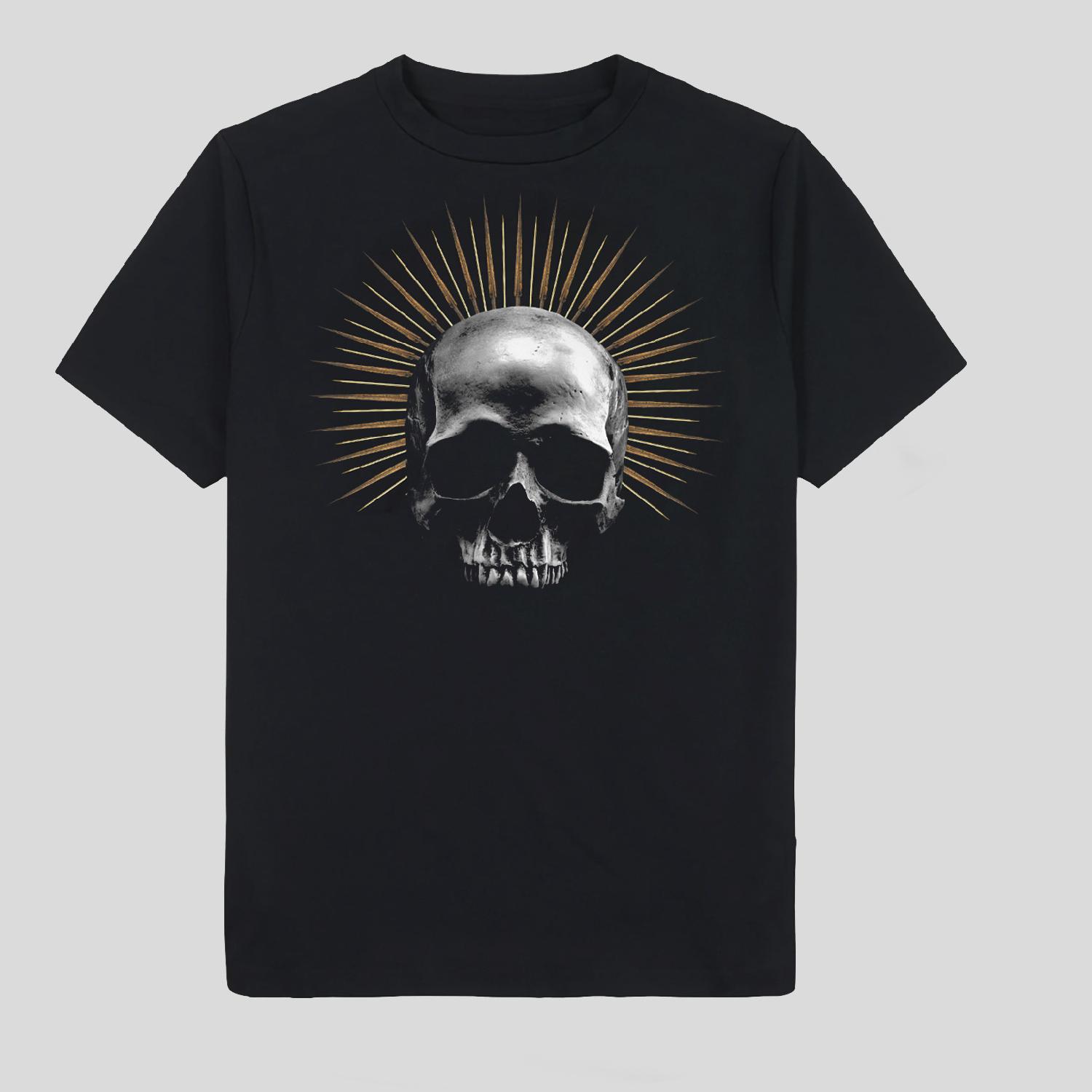 Any Given Day New Skull Shirt Black