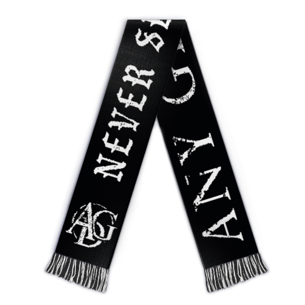 Any Given Day Never Surrender Scarf, Black