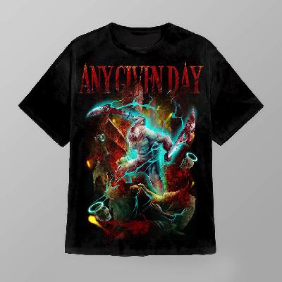 Any Given Day Warrior Shirt Black