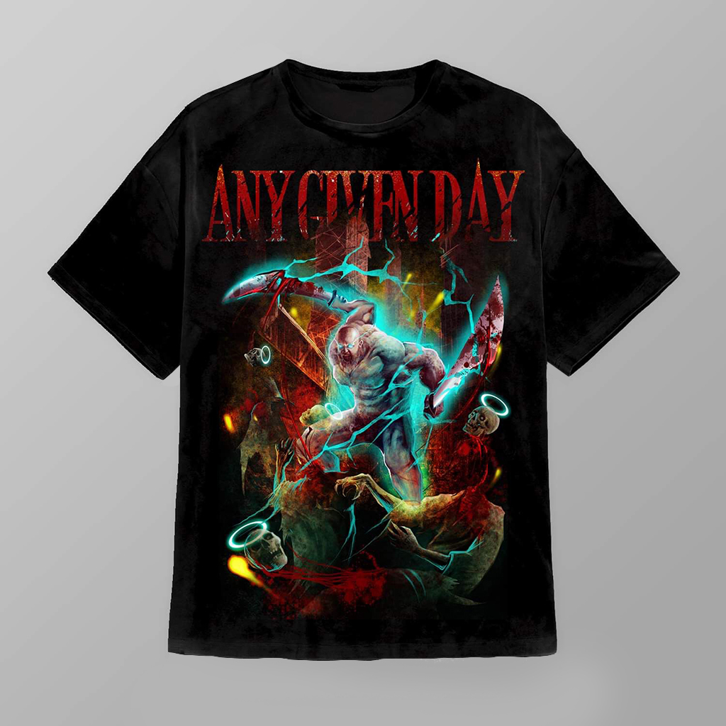 Any Given Day Warrior Shirt Black